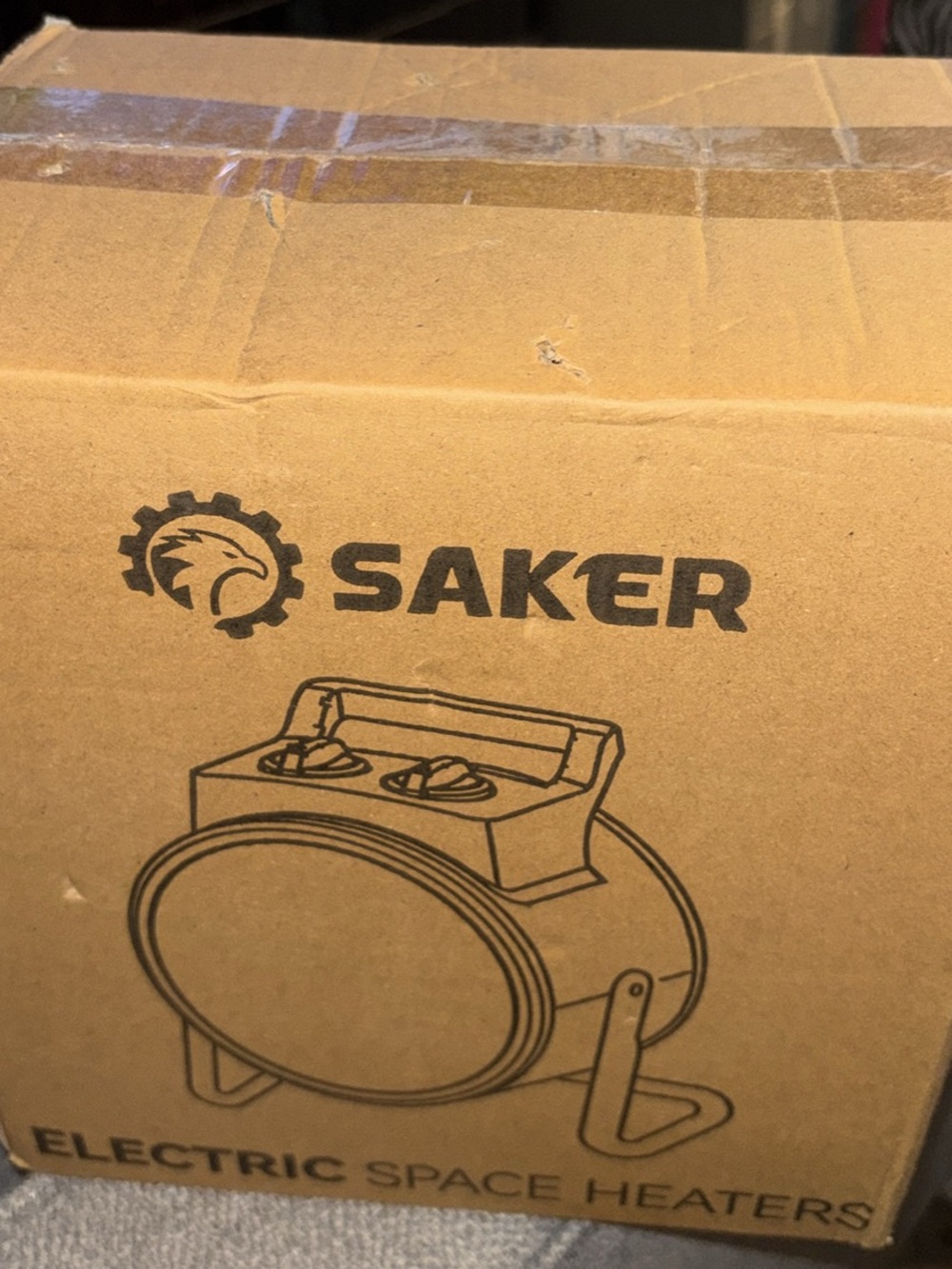 SAKER electric space heater new